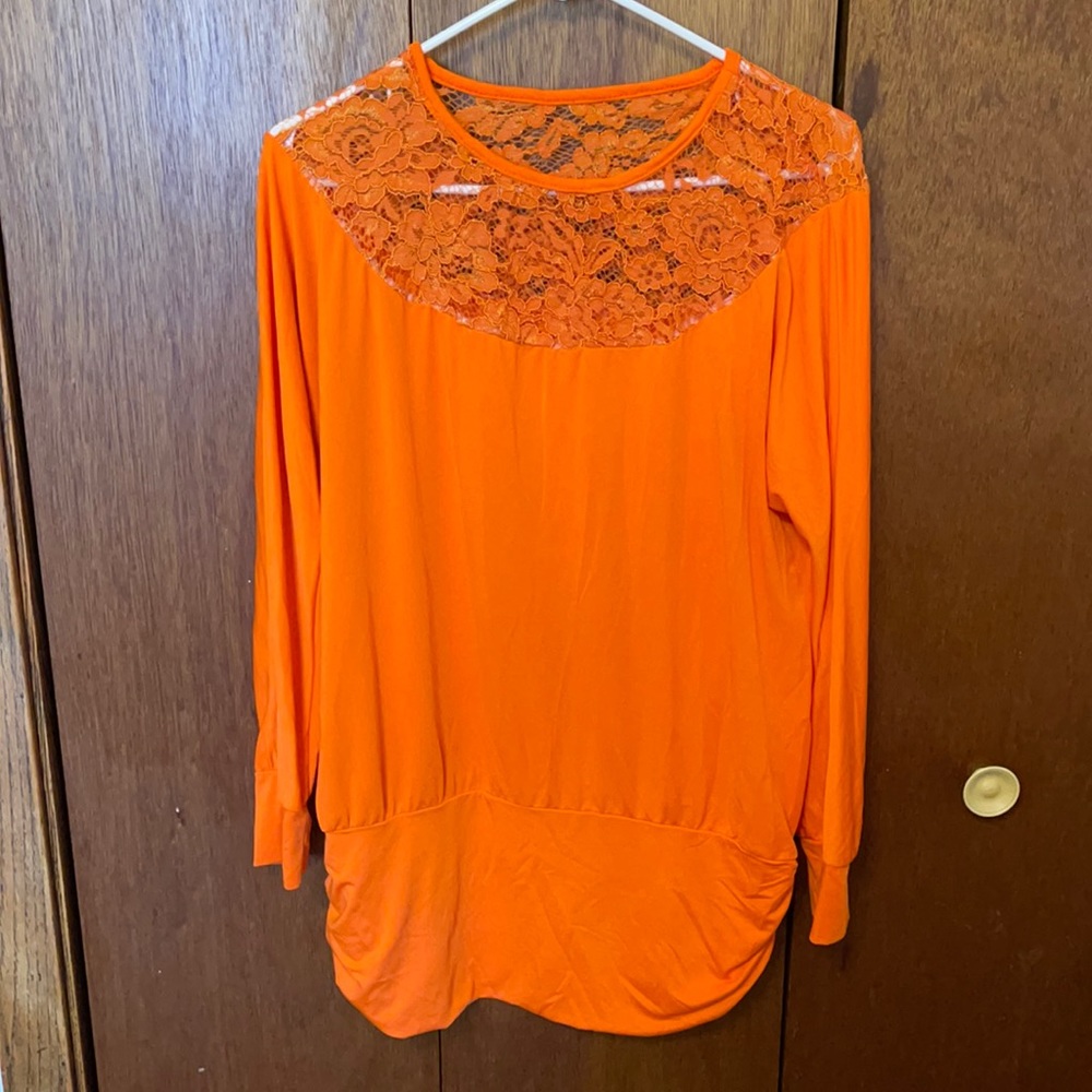 Orange shirt